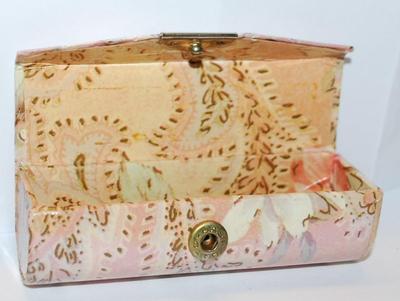 Vintage "HASI HATO" Lipstick Holder (3½" x 1" x 1") with Snap Closure