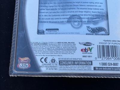 HOT WHEELS “HALL OF FAME” GREATEST RIDES ‘64 LINCOLN