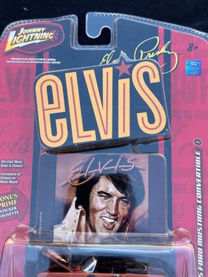 JOHNNY LIGHTNING LIMITED EDITION ELVIS PRESLEY ‘65 FORD MUSTANG CONVERTIBLE