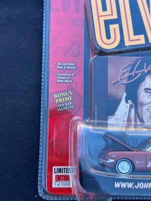 JOHNNY LIGHTNING LIMITED EDITION ELVIS PRESLEY ‘65 FORD MUSTANG CONVERTIBLE