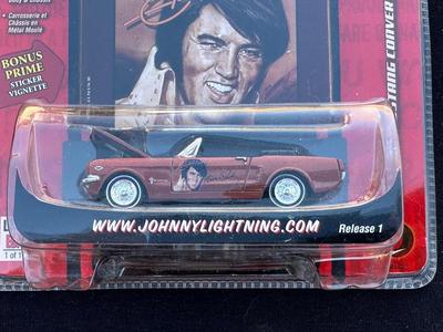 JOHNNY LIGHTNING LIMITED EDITION ELVIS PRESLEY ‘65 FORD MUSTANG CONVERTIBLE