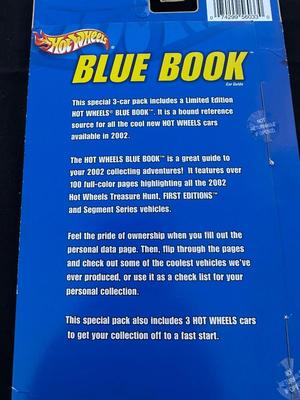 HOT WHEELS LIMITED EDITION BLUE BOOK 2002 COLLECTION