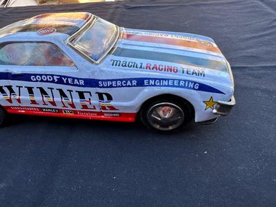 VINTAGE TAIYO FORD MUSTANG MACH 1 “RUSHER” TIN TOY CAR
