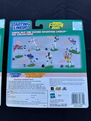 STARTING LINEUP ‘00/‘01 COLLECTIBLE FIGURES OF RANDY MOSS AND BRIAN GRIESE