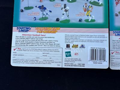 STARTING LINEUP ‘00/‘01 COLLECTIBLE FIGURES OF RANDY MOSS AND BRIAN GRIESE