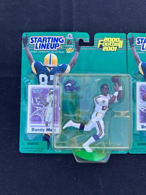 STARTING LINEUP ‘00/‘01 COLLECTIBLE FIGURES OF RANDY MOSS AND BRIAN GRIESE