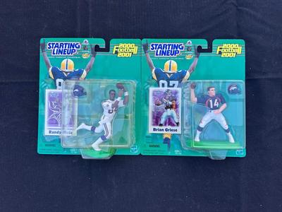 STARTING LINEUP ‘00/‘01 COLLECTIBLE FIGURES OF RANDY MOSS AND BRIAN GRIESE