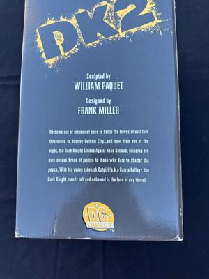 DC DIRECT “THE DARK KNIGHT STRIKES AGAIN” HAND PAINTED COLD-CAST PORCELAIN STATUE WITH COA