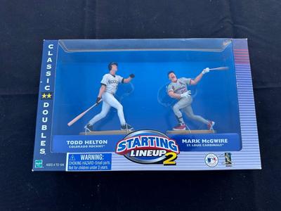 STARTING LINEUP 2 CLASSIC DOUBLES “TODD HELTON & MARK McGWIRE” ACTION FIGURES