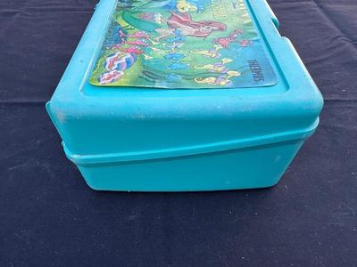 VINTAGE THERMOS “THE LITTLE MERMAID” PLASTIC LUNCH BOX WITH THERMOS BOTTLE