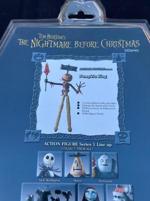 TIM BURTONS “THE NIGHTMARE BEFORE CHRISTMAS” PUMPKIN KING ACTION FIGURE