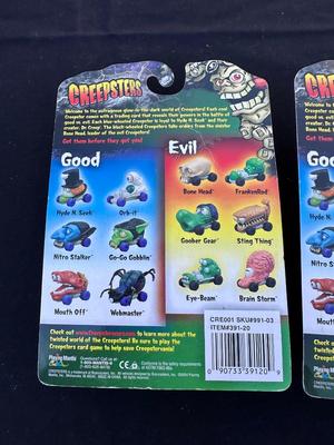 CREEPSTER “ORB-IT & HIDE N SEEK” CARS