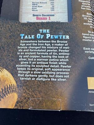 SPORTS ILLUSTRATED SERIES 1 LIMITED EDITION “FRANK THOMAS” FINE PEWTER FIGURE