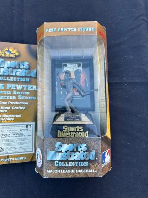 SPORTS ILLUSTRATED SERIES 1 LIMITED EDITION “FRANK THOMAS” FINE PEWTER FIGURE