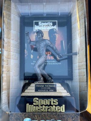 SPORTS ILLUSTRATED SERIES 1 LIMITED EDITION “FRANK THOMAS” FINE PEWTER FIGURE