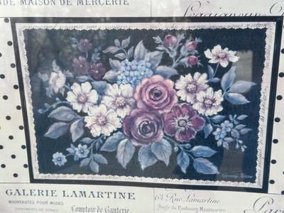 KIMBERLY POLOSON FRAMED ART PRINT “VINTAGE BOUQUET II”
