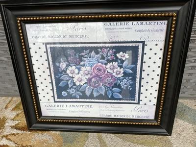 KIMBERLY POLOSON FRAMED ART PRINT “VINTAGE BOUQUET II”