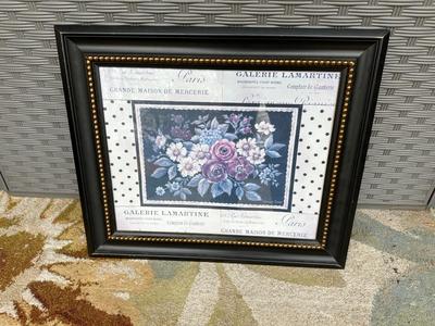 KIMBERLY POLOSON FRAMED ART PRINT “VINTAGE BOUQUET II”