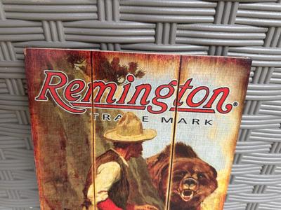 REMINGTON “RIGHT OF WAY” WOOD SIGN