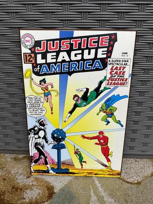 “JUSTICE LEAGUE OF AMERICA” WALL ART
