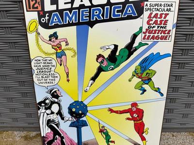 “JUSTICE LEAGUE OF AMERICA” WALL ART
