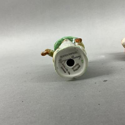 S437 Set Of Five Early Beatrix Potters Figurines