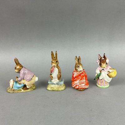 S439 Set Of Four Beatrix Potter's Figurines
