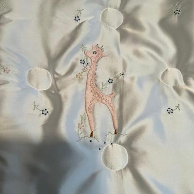 M449 Vintage Sumersault Baby Blanket & Lullaby CD Signed Lucas Richman