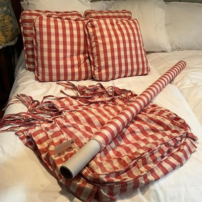 M451 Red & White Plaid Brunschwig & Fils Lot