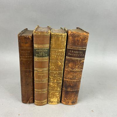 B459 Lot Of Four Antique Books