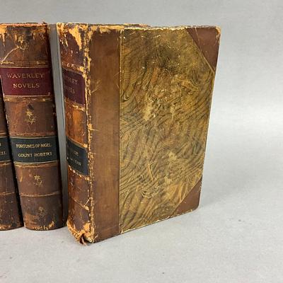 B462 Set Of Twelve Antique Waverly Novels