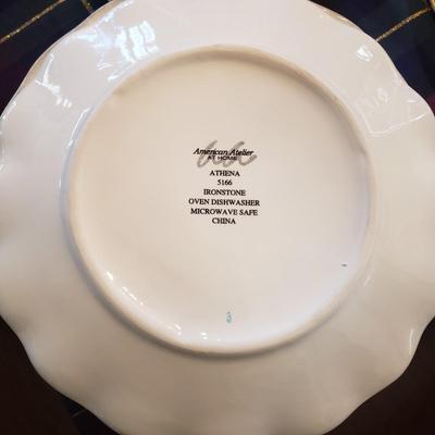 LOT 109: Dinnerware Sets-Waterford, Ironstone China, Candlesticks, Tablecloth, Chargers & More