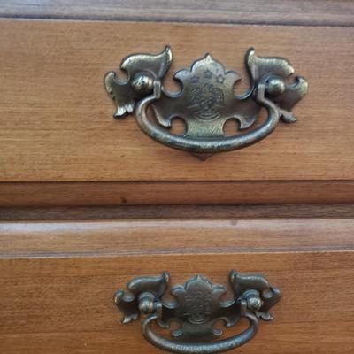 LOT 111: Pair of Queen Anne Style Side Tables