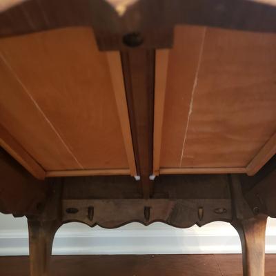 LOT 111: Pair of Queen Anne Style Side Tables