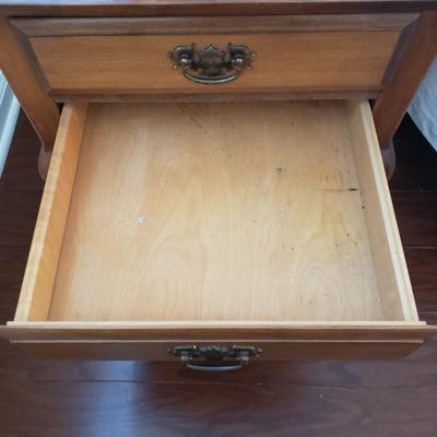 LOT 111: Pair of Queen Anne Style Side Tables