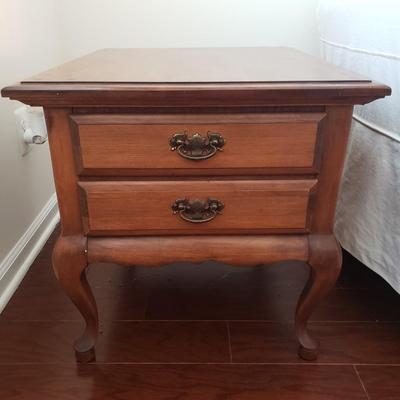 LOT 111: Pair of Queen Anne Style Side Tables