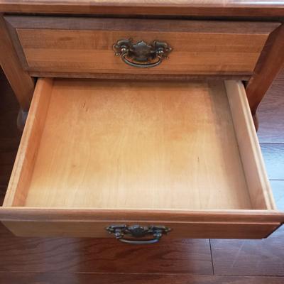 LOT 111: Pair of Queen Anne Style Side Tables