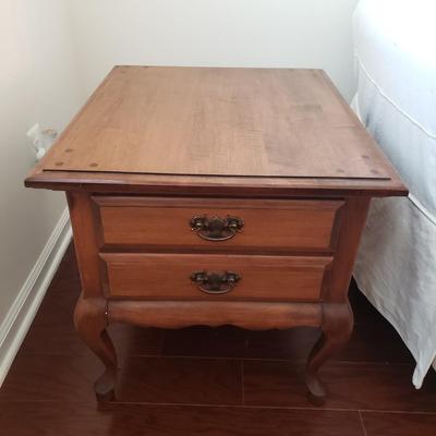 LOT 111: Pair of Queen Anne Style Side Tables