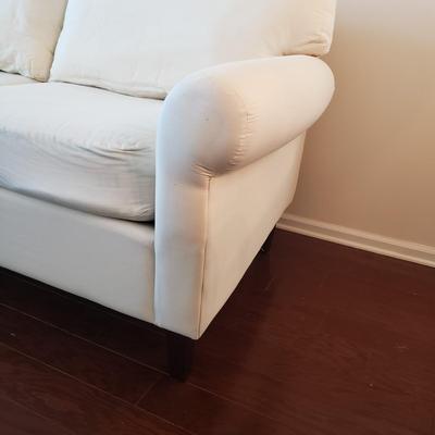 LOT 114: H.M Richards Sofa with Matching Slipcover