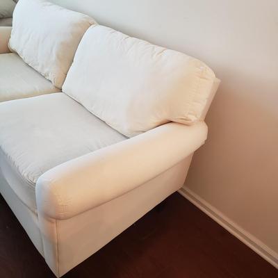 LOT 114: H.M Richards Sofa with Matching Slipcover