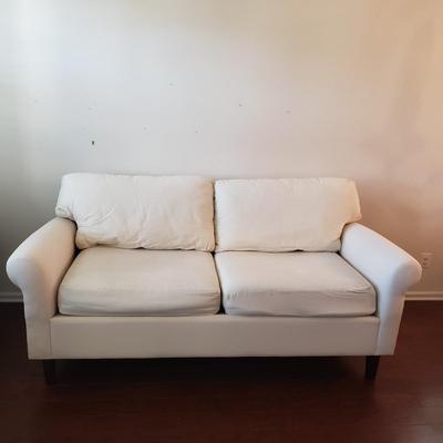 LOT 114: H.M Richards Sofa with Matching Slipcover