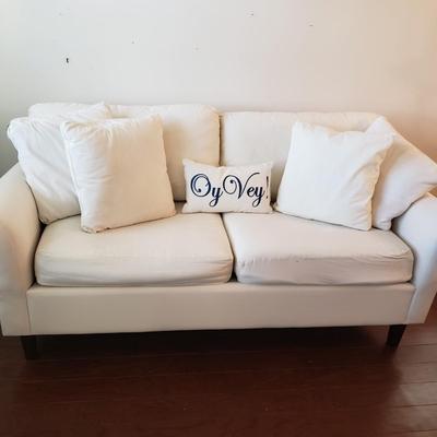 LOT 114: H.M Richards Sofa with Matching Slipcover