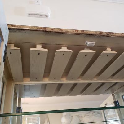 LOT 119: Wine & Glassware Display/Storage Cabinet