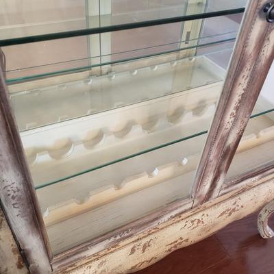 LOT 119: Wine & Glassware Display/Storage Cabinet