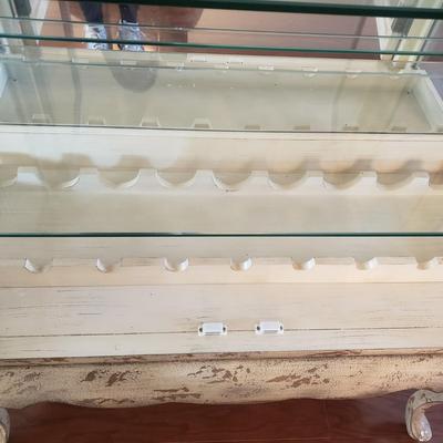 LOT 119: Wine & Glassware Display/Storage Cabinet