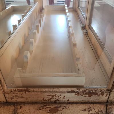 LOT 119: Wine & Glassware Display/Storage Cabinet