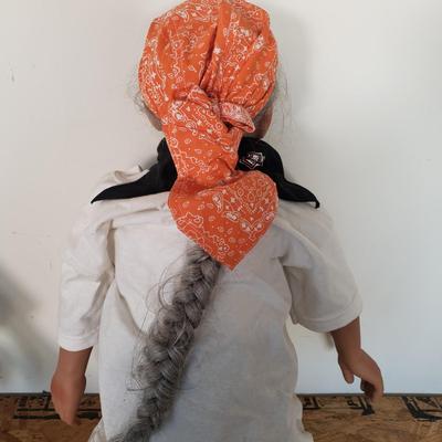 LOT 120: Pair of Custom-Made Harley Davidson Dolls