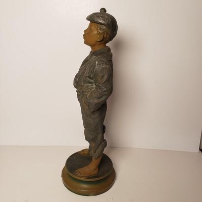 LOT 121: The Whistler Metal Statue " Le Siffleur"