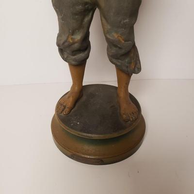 LOT 121: The Whistler Metal Statue " Le Siffleur"