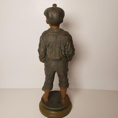 LOT 121: The Whistler Metal Statue " Le Siffleur"